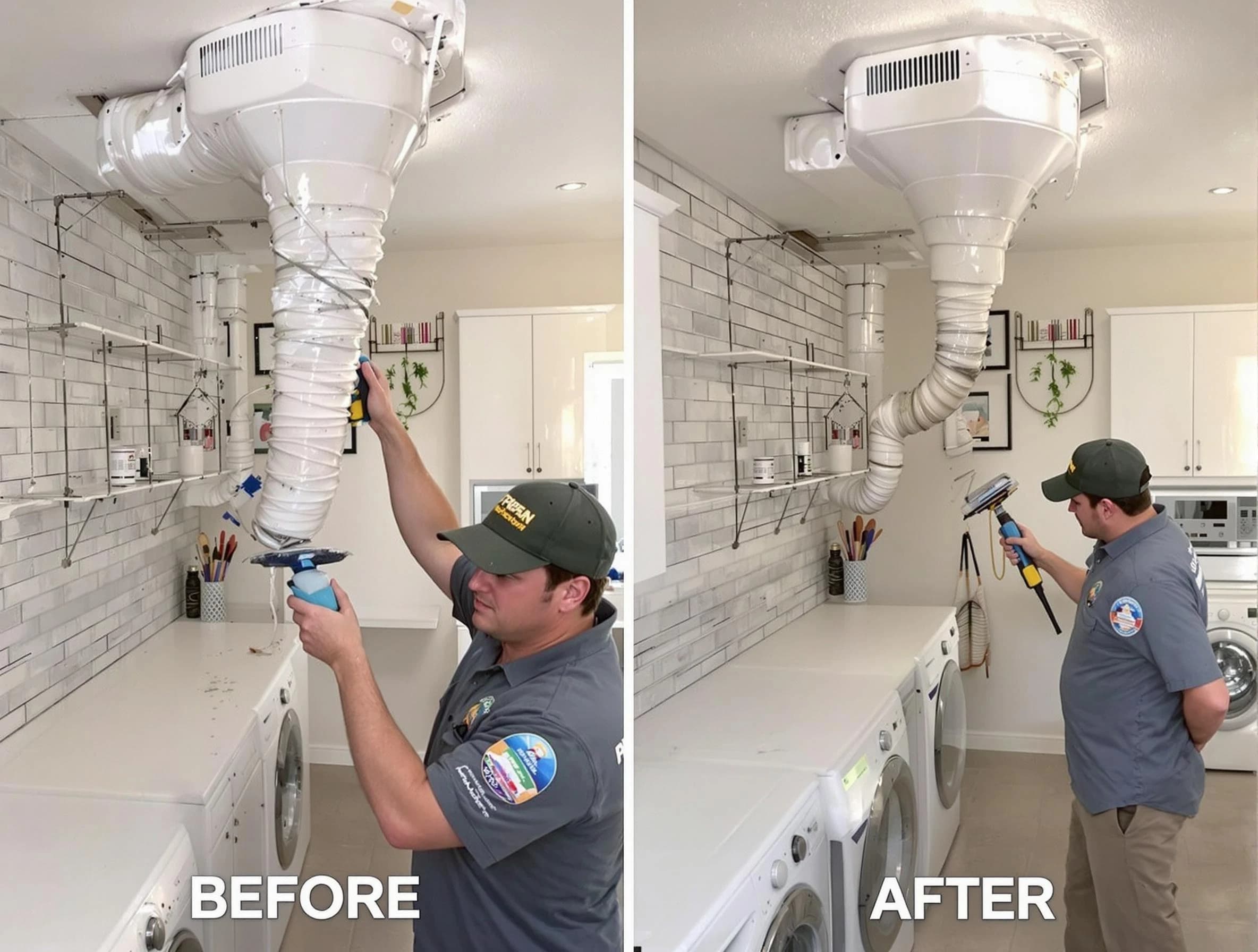 Professional dryer exhaust vent cleaning by Slaughterville Dryer Vent Cleaning in Slaughterville