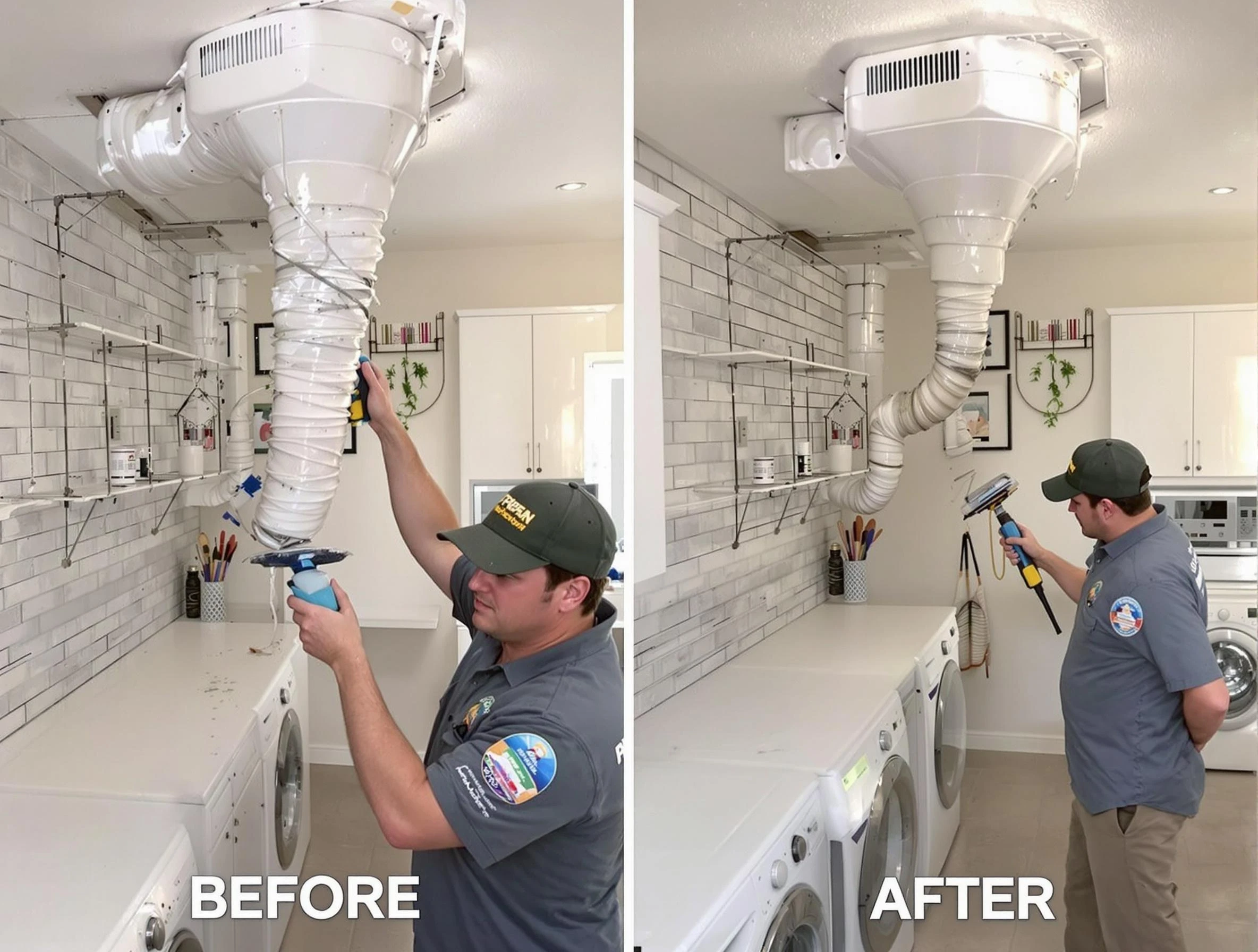 Professional dryer exhaust vent cleaning by Slaughterville Dryer Vent Cleaning in Slaughterville
